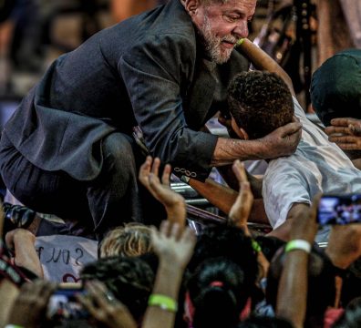 Lula durante o lançamento da candidatura a presidência da república, o ato acontece no Expominas em Belo Horizonte, MG, em 21/02/2018